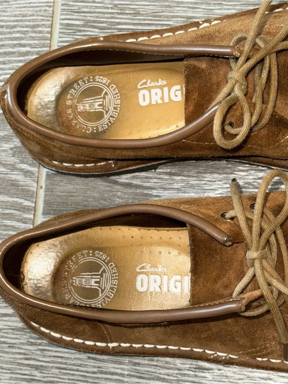 Clarks Originals Jink Cola Suede Oxford Men’s 11M Crepe Sole Casual Minimalist
